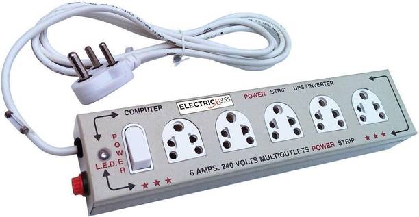 Electricless Power Extension 5 Socket Extension Boards