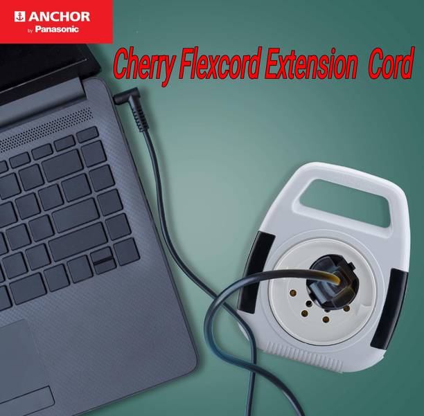 ANCHOR Cherry Flexicord 3 Socket Box with Indicator & Handle [ 5219 ] 3  Socket Extension Boards