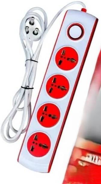 VNG 4-Socket Surge Protector Power with Heavy-duty cord 4  Socket Extension Boards