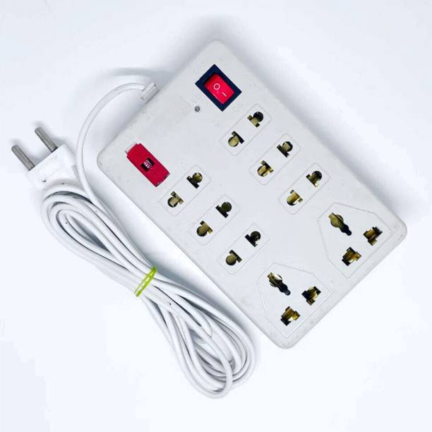 ENORMOUS Portable 8+1 Extension Board With 2 Meter Long Cable And 8 Sockets. 8  Socket Extension Boards