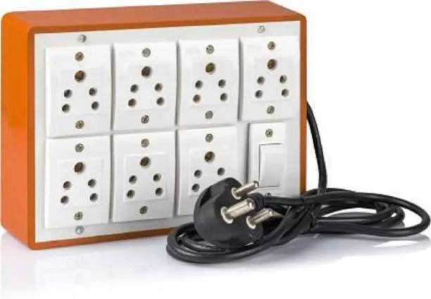 Cordnet Premium Extension Board With 7 Anchor Socket with 1 Anchor Switch 7  Socket Extension Boards
