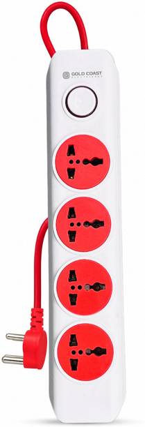 Gold Coast Electra Power Strip 4  Socket Extension Boards