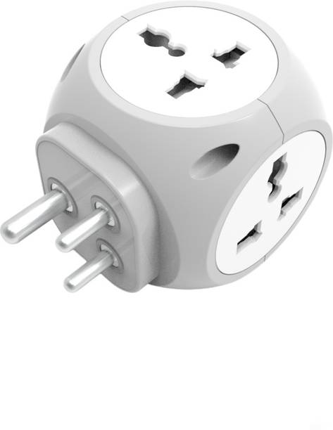 EMBox Multiplug Adapter With Safety Shutter 4  Socket Extension Boards