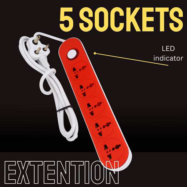 Powergrid Powergrid 5 Socket Extension Board with Master Switch 5  Socket Extension Boards
