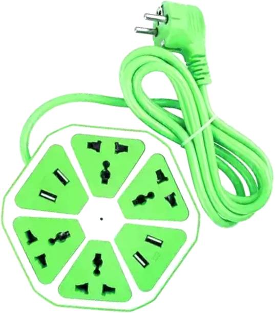 Fangtooth MS-EC469 Extension Cord With 4 USB Port 4  Socket Extension Boards