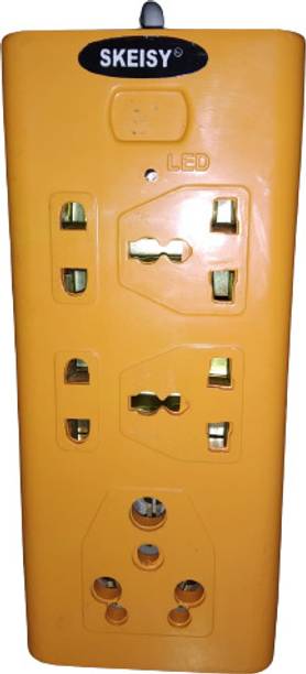 Skeisy NEW EXT 5 SOCKET 15 AMP EXTENSION CORD POWER REQUAIRMENT 240 AND 3 MTR LONG WIRE 5  Socket Extension Boards