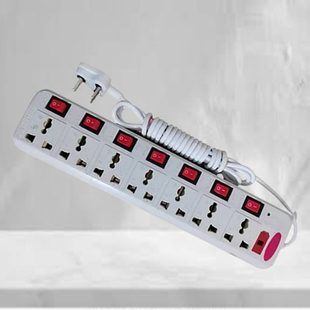 Aldeco Switch Extension Board with 8 Socket 7  Socket Extension Boards