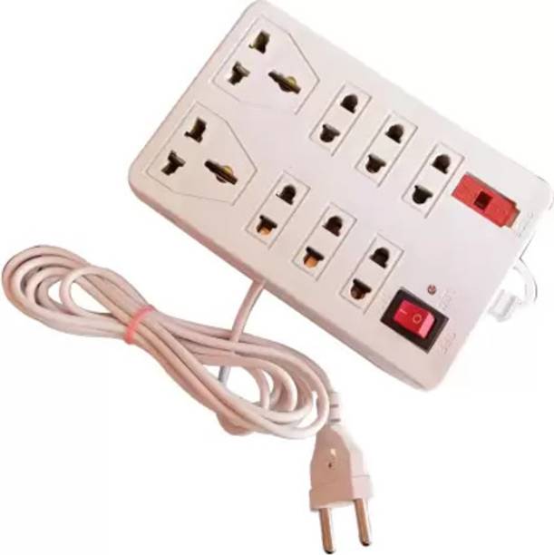 Mandal Collection CB_2548 Extensionbox8 Socket 1 Switch With fuse 8 Socket Extension Boards 8  Socket Extension Boards