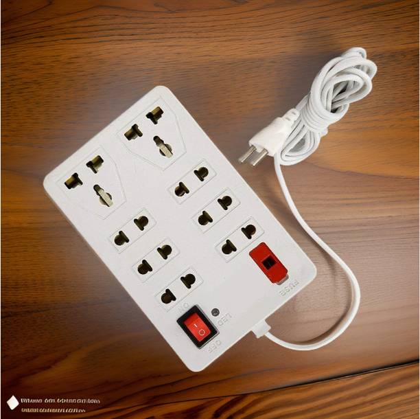 TOOLART 8 SOCKET 2 SWITCHES EXTENSION CORD/ EXTENSION BOARDJV 8  Socket Extension Boards