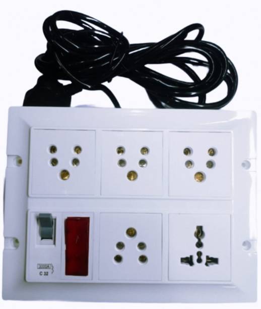 BAHUL ANCHOR Modular Mcb/CONA MODULAR MCBextenstion board with ISI PARTSy 6  Socket Extension Boards
