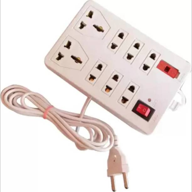 Vimla CB_15451_50 Mini Surge Protector Electric Board 8 Socket Extension Boards 8  Socket Extension Boards