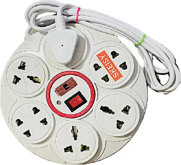 MSNL Ext-011-Surge Protector socket bord capacity up to 6 amp, over load fuse, 8  Socket Extension Boards