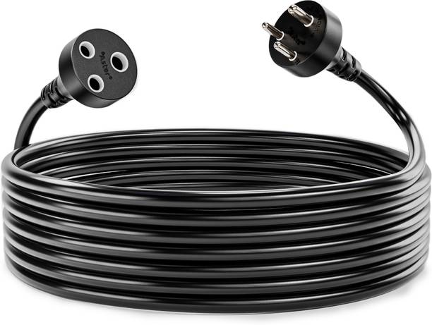 Aster Male Female 3 Meter Extension Cord (Black) 1  Socket Extension Boards
