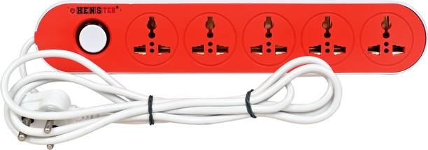 HENSTER Strip Shape 5 Multi Plug 1500W EXTENTION CORD 5  Socket Extension Boards