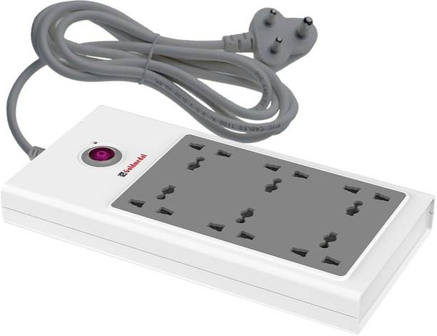 Goldmedal Spice Max 6x1 Spike Guard 10A, Sockets: 6 International Sockets 6  Socket Extension Boards