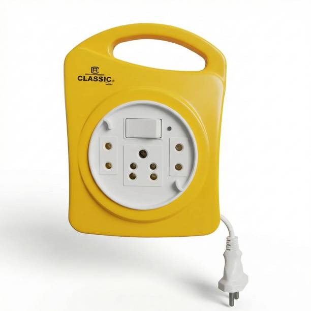 CLASSICTIME Jigma 3.5 Yard long cord Power Stirp 1500W 3  Socket Extension Boards