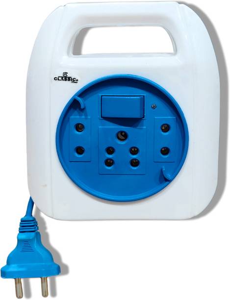 CLASSICTIME A-06 Naysa Handle Type 6 Yard long cord 3 Socket Extension Board 3  Socket Extension Boards