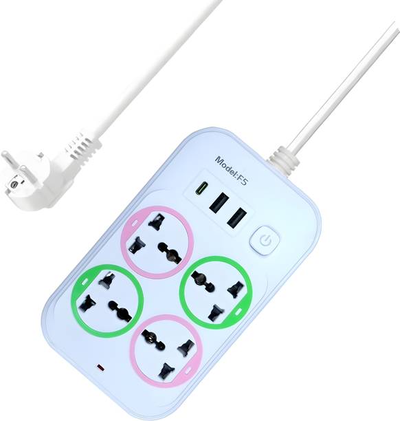 ZIYTRACK Extension Strip Type C Port & 2USB Charging Port With 4AC Power Socket 7  Socket Extension Boards