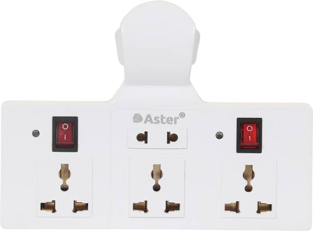 Aster Power Strip / Multi plug Socket 4  Socket Extension Boards