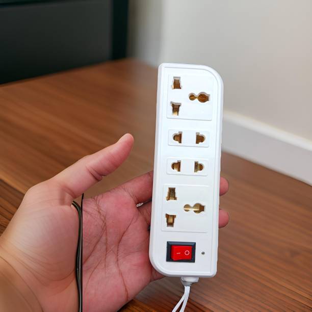 TOOLART Minnie Theme 1.5m Long Extension Board with 4 Outlets – Safe Power Strip BY27 4  Socket Extension Boards