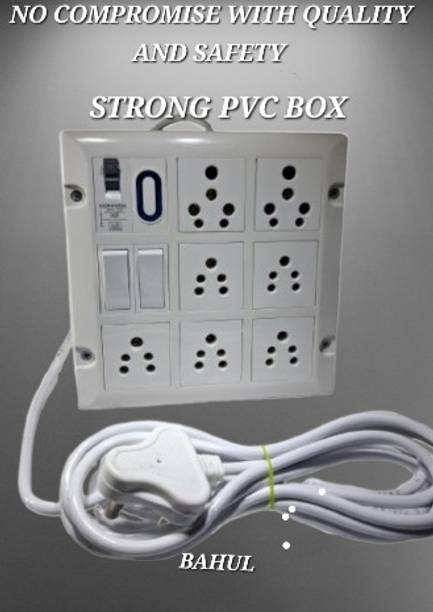 BAHUL PREMIUM QUALITY EXTENSION HEAY DUTY BIG PLUG 7 Socket Extension Boards