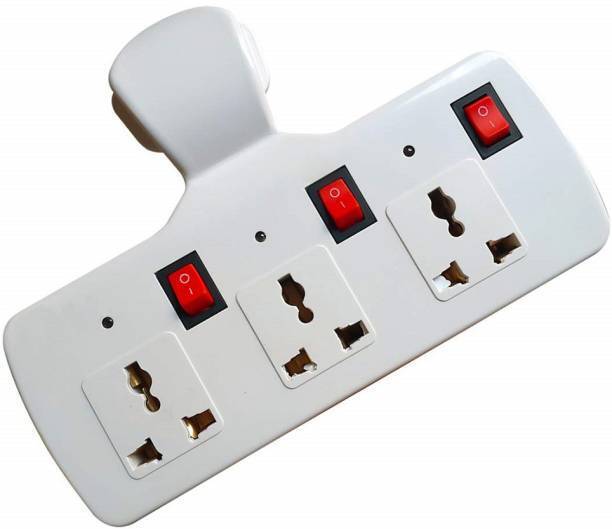 LifoDora Extension Board Multi Plug Universal Adaptor (cordless) 6A Three Pin Socket uK 3  Socket Extension Boards