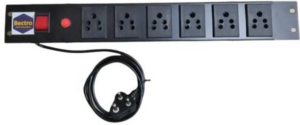 bectro Extension Board and Surge Protector Networking & Server Rack Power 6  Socket Extension Boards