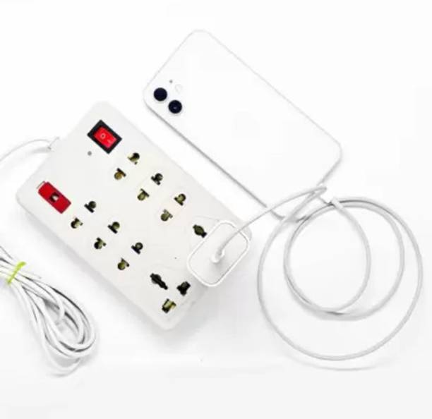 Mandal Collection CB_2550 Mini Surge Protector Electric Board 8 Socket Extension Boards 8  Socket Extension Boards
