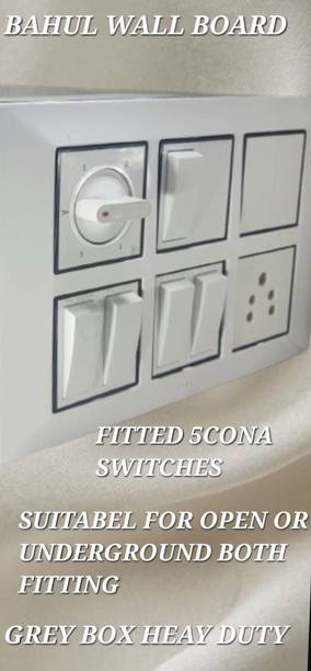 BAHUL Wall modular board with cona switches 1 Socket Extension Boards