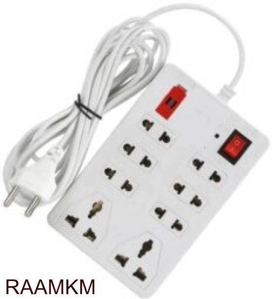 RAAMKM CDL_M_1109_8 SOCKET 2 SWITCHES EXTENSION CORD/ EXTENSION BOARD 8 Socket 8  Socket Extension Boards