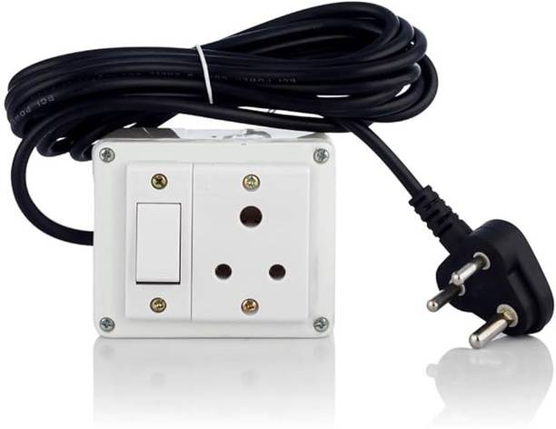 JELECTRICALS Jelectricals 2 Way Extension Board With 1 Anchor Socket and 1 Anchor Switch 1 Socket Extension Boards