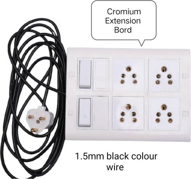 SMARTELECTRICS 12 modular 4 shocket 2 switch 8 Miter wire 4  Socket Extension Boards