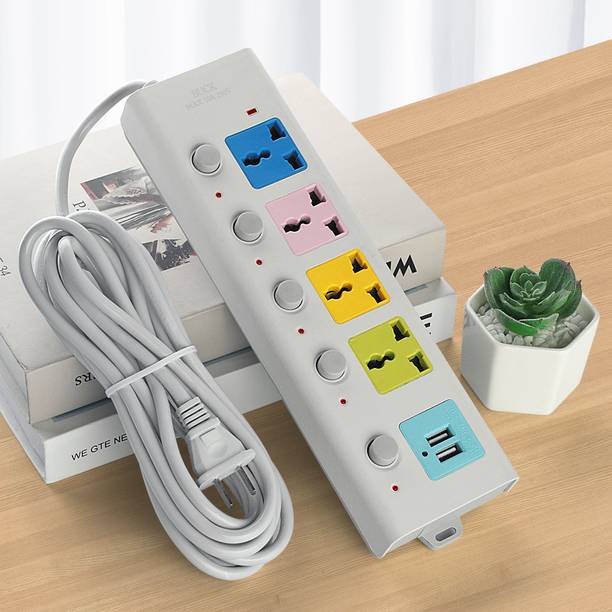 FERVIK Power Plate 2500W 2 + 4 Socket Extension Boards