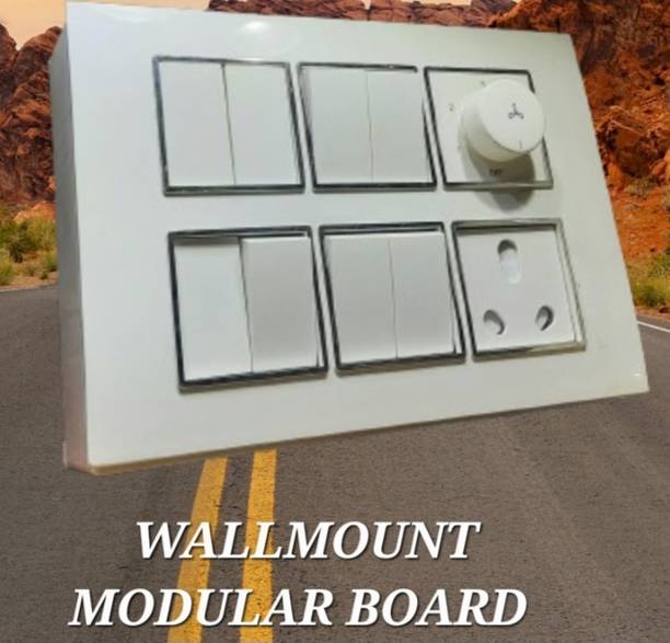 BAHUL WALL BOARD WITH CONECTION WIRE ONLY FITTED WITH ANCHOR PENTA SWITCHES 1  Socket Extension Boards