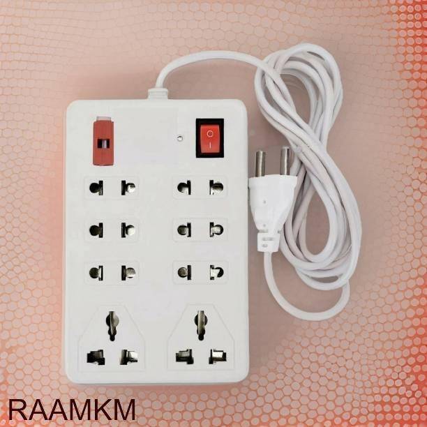 RAAMKM CDL_M_1126_Mini Surge Protector Electric Board 8 Socket Extension Boards 8  Socket Extension Boards