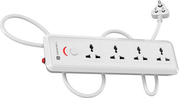 Portronics Power Plate 11 1500W 4  Socket Extension Boards