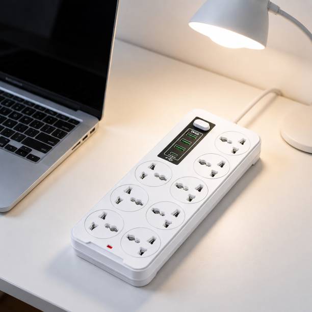 FERVIK Power Plate 2500W 4+8 Socket Extension Boards 8  Socket Extension Boards