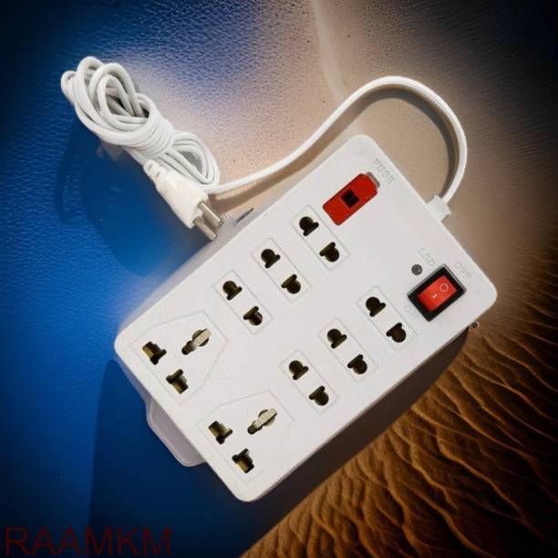 RAAMKM CD_L_1077_One Plush Eight Extension Board 8 Socket Extension Boards 8  Socket Extension Boards