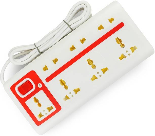 Toriyox 7-Socket Surge Protector Power with Heavy-duty cord 7  Socket Extension Boards