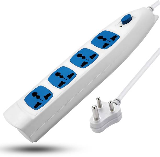 Appster 5 Meter Cable Power Strips for Home, Office Surge Protectors Spike Guard Board 4  Socket Extension Boards