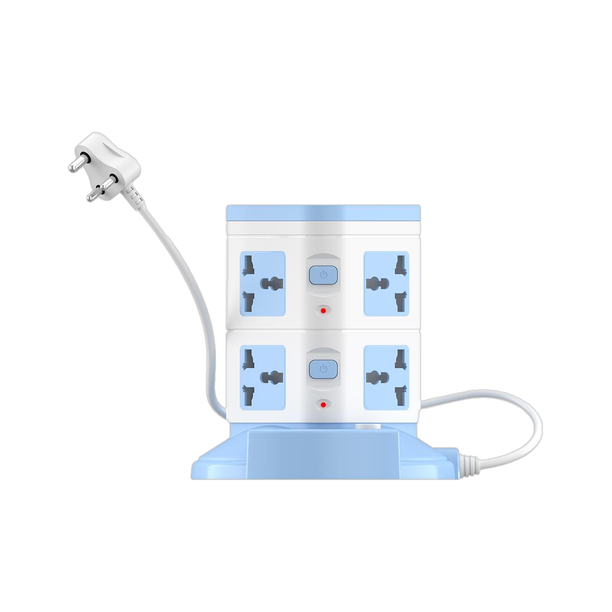 Portronics Power Plate 9 with 2500W, 3USB + 8  Socket Extension Boards