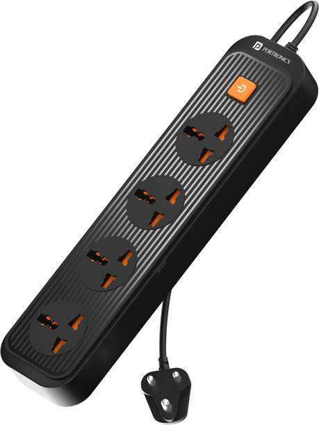 Portronics Power Plate 12 Multi Plug 1500W 4  Socket Extension Boards