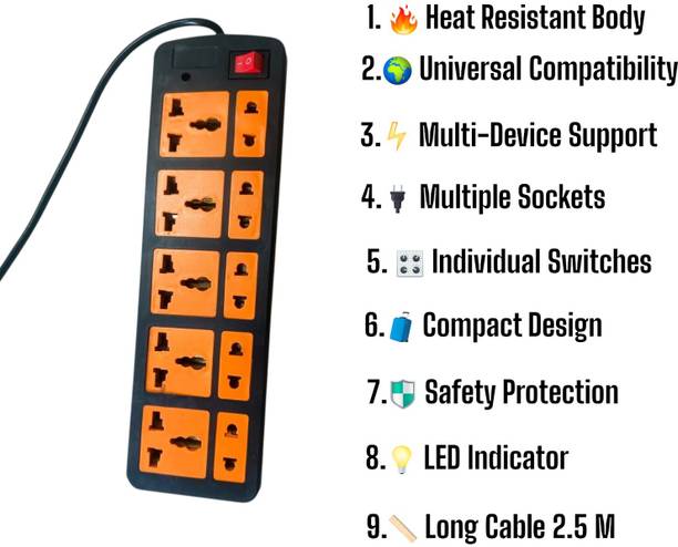 Loveya 5+5 Board 10  Socket Extension Boards