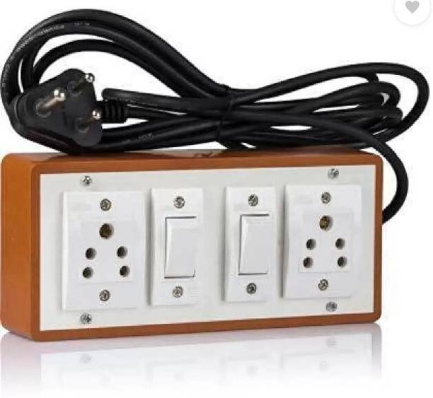 cromium Premium Extension Board With 2 Anchor Socket with 2 Anchor Switch 2  Socket Extension Boards