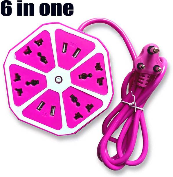 BASS BLING Buy New Extension Cord with 2 USB Charging Ports and 4 Socket 4  Socket Extension Boards