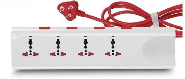 VNG 4-Socket Surge Protector Power with Heavy-duty cord 4  Socket Extension Boards
