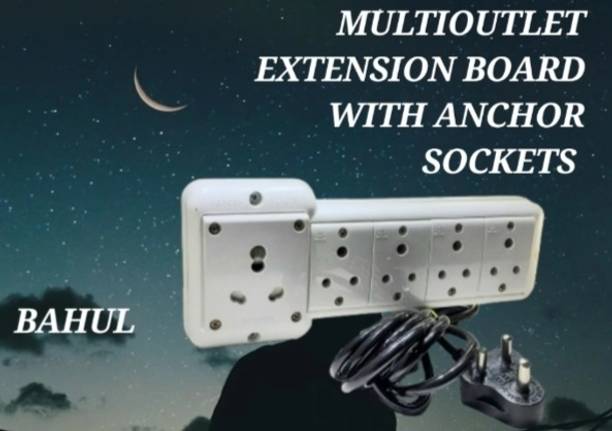 BAHUL Multioutlet extension board FITTED 5ANCHOR SOCKETS SMALL PLUG 5  Socket Extension Boards