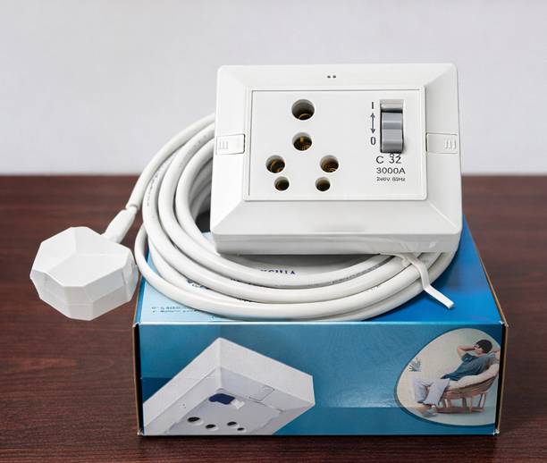 HexaGear 32 Amp Heavy Load Power Board | Ceramic Inside | EV Charger Ready, 2  Socket Extension Boards