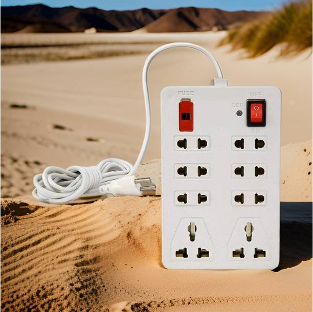 LifoDora Pin Extension Board Flex Box 3 Meter Power Cable 8 Socket Extension BoardsTE 8  Socket Extension Boards