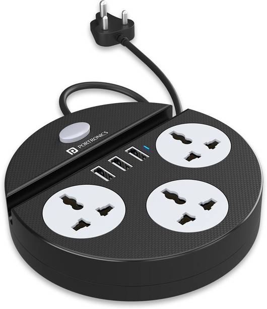 Portronics Power Plate 5 3  Socket Extension Boards